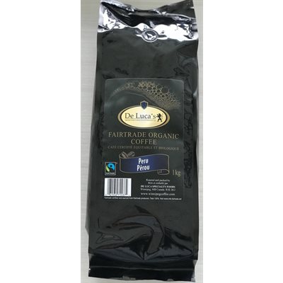De Luca's Peru Fair Trade Organic Decaf 1kg