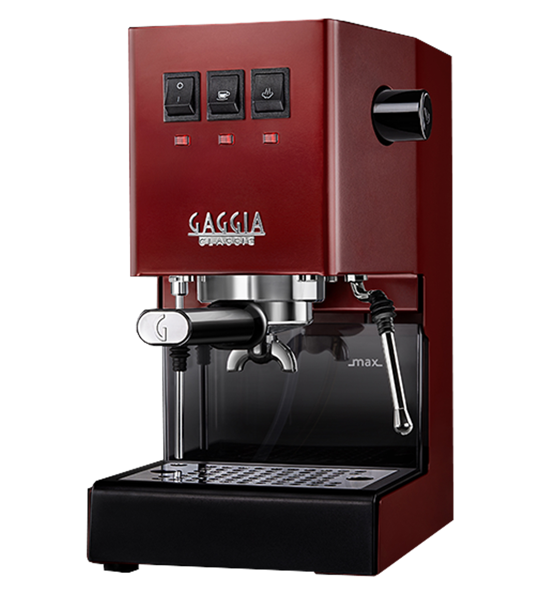 Gaggia Classic Pro Espresso Machine Cherry Red